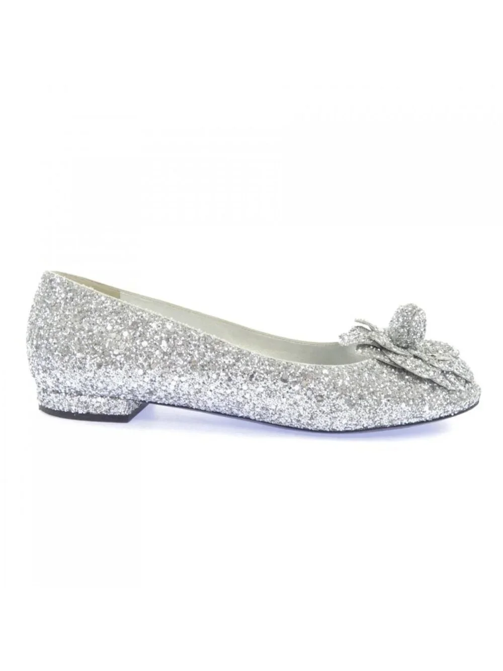 Chanel Flat Sneakers Silver
